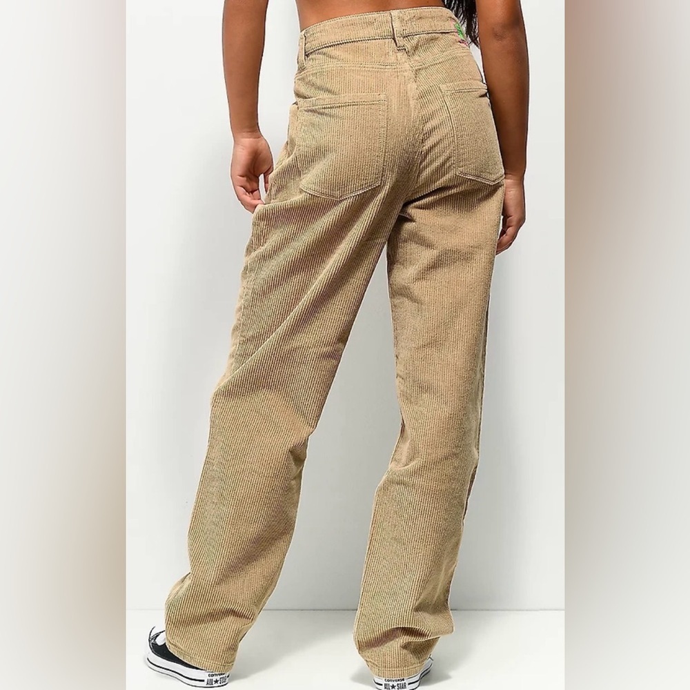 Empyre Girls Beige Corduroy Skate Pants sz 2 - Picture 2 of 12